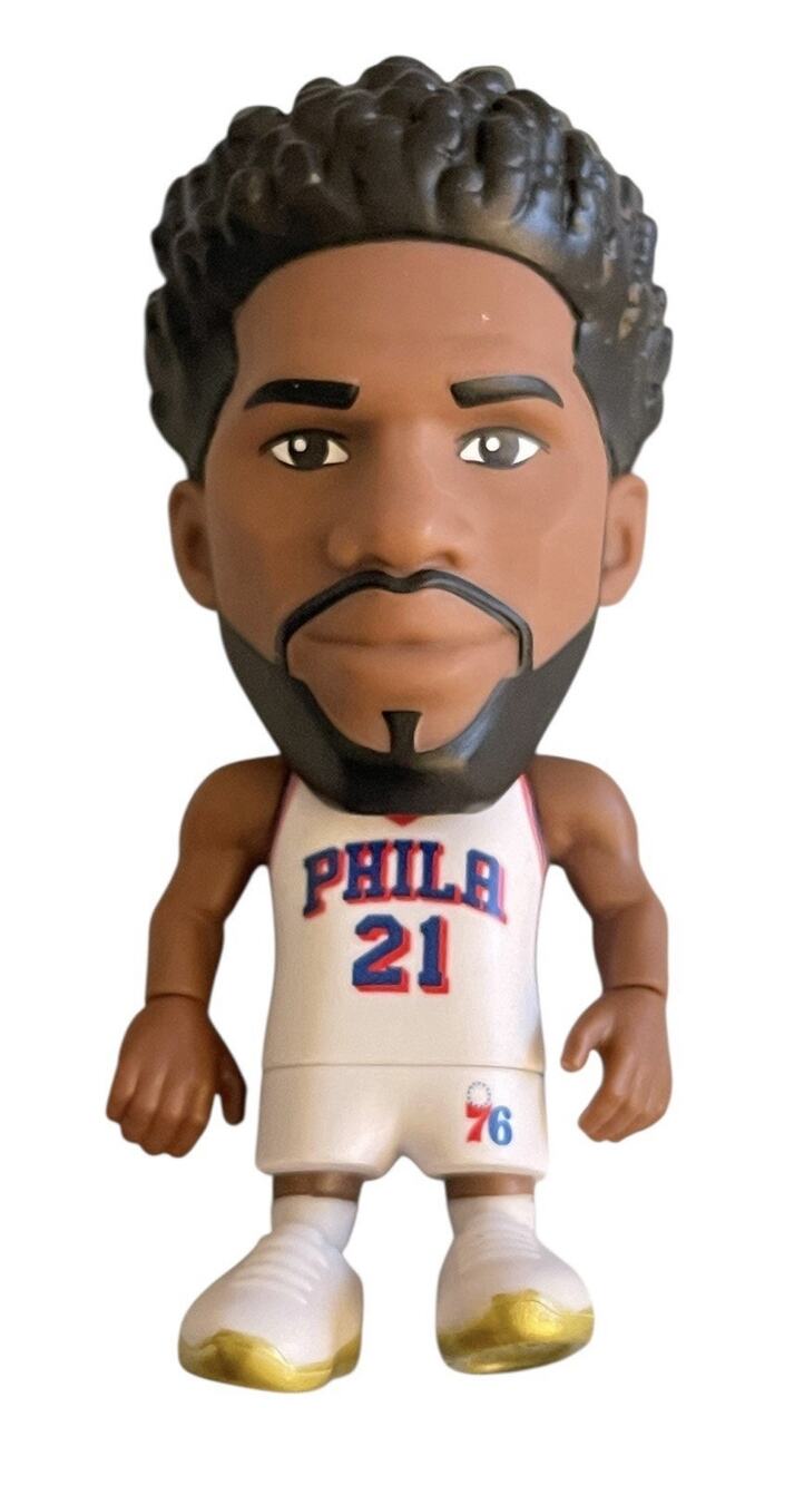 ZURU 5 SURPRISE NBA BALLERS MYSTERY FIGURE JOEL IMBIID 76ers #21 COMMON 3”
